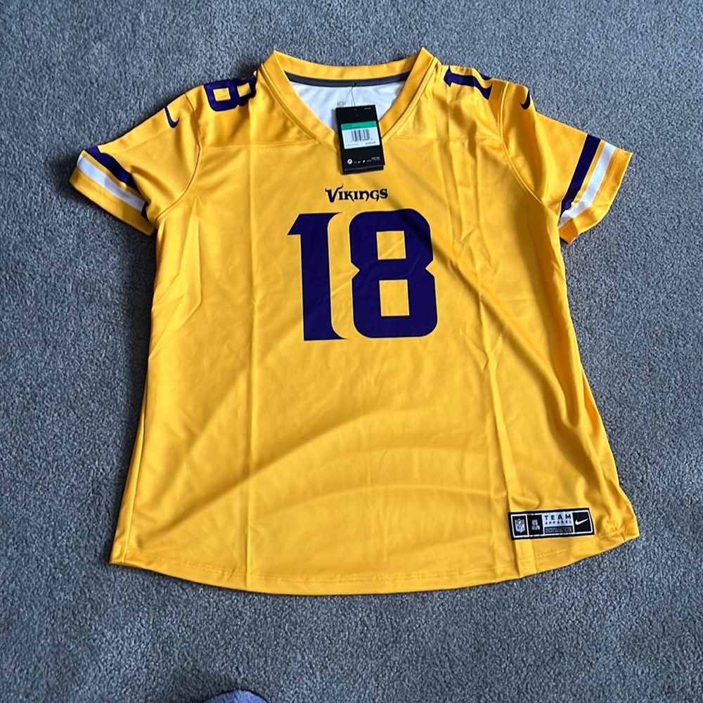 Women’s XL Yellow Justin Jefferson Jersey